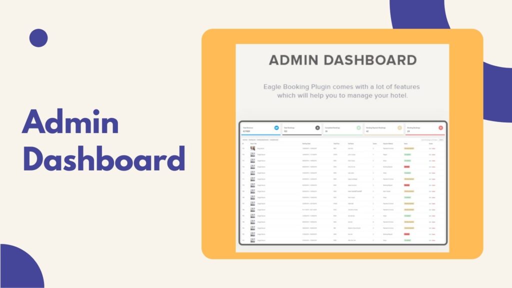 Hotel CRM Admin Deshbord